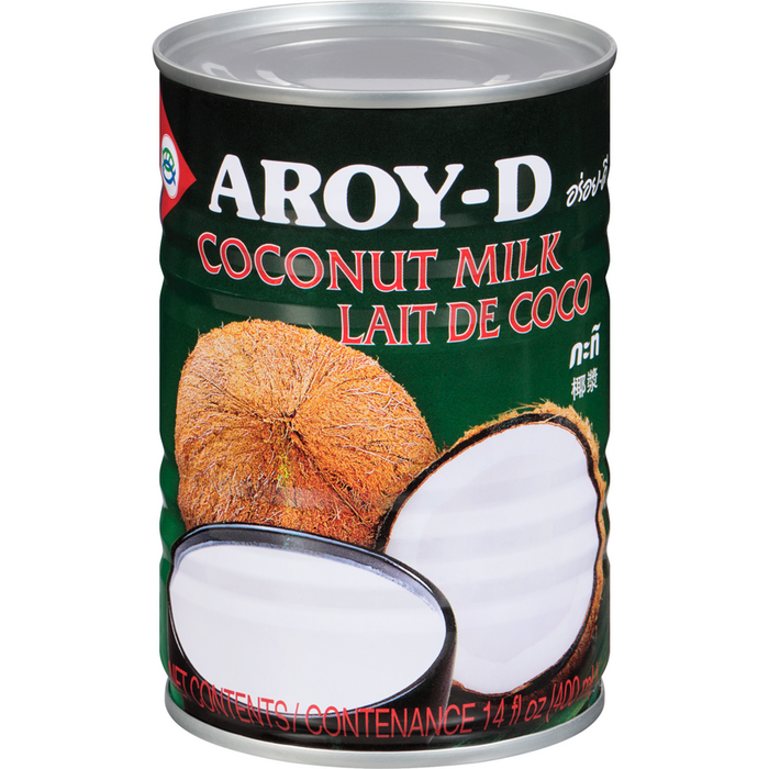 Aroy-D Coconut Milk, 400g - 24 Count