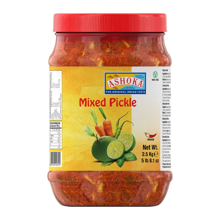 Ashoka Mixed Pickle in Oil, 2.5kg