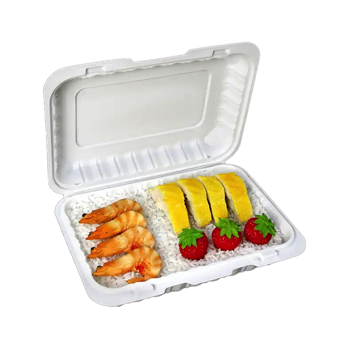 Aybak-96 Hinged PP Take-Out (9 x 6 x 2.5in, Shallow), 150 Count