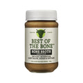 Best of the Bone Bone Broth Beef with Healing Mushrooms including Lion’s Mane, Reishi, and Shiitake in a 390g jar.