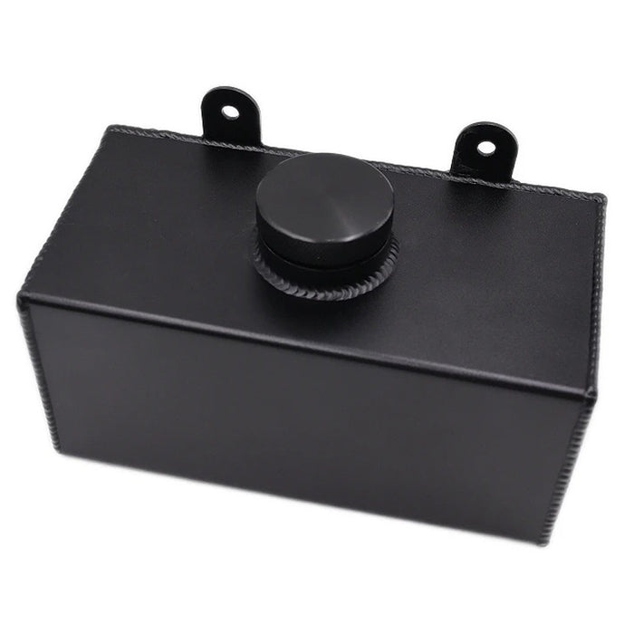 BLACK ALUMINIUM WINDSCREEN WASHER BOTTLE  (UNIVERSAL)