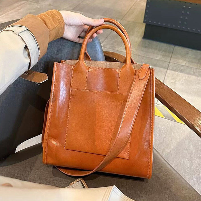 BLP Exceptional Tote Genuine Leather Handbag