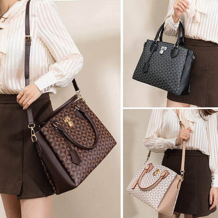 BLP Iconic GEOMETRIC Design Tote Handbag