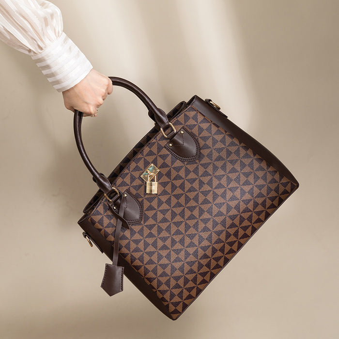 BLP Iconic GEOMETRIC Design Tote Handbag