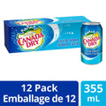Canada Dry Club Soda Cans 355mL, 12 Count