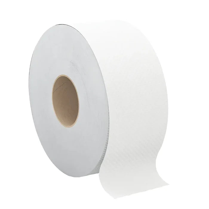 Cascades B080 Jumbo Bath Tissue (2-Ply, White, 3.25in x 500ft), 12 Rolls