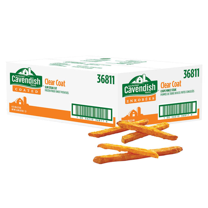 Cavendish Frz Fries Slim Steak Cut Sweet Potato 1.13kg - 6 Pack