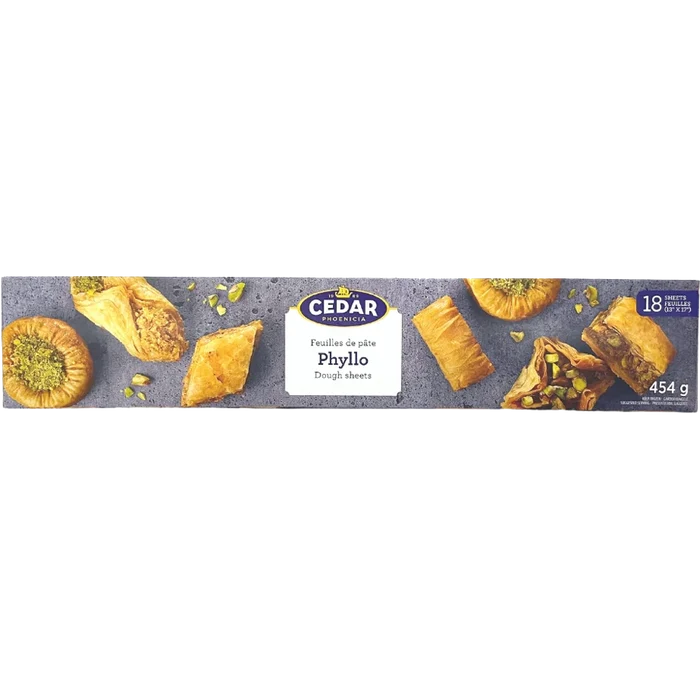 Cedar Phyllo Pastry Sheet 454g, 24 Count