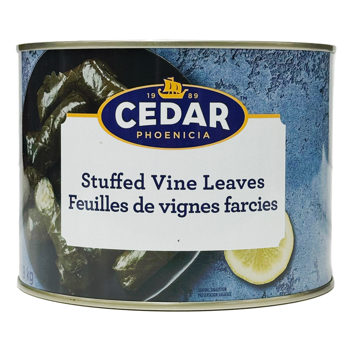 Cedar Stuffed Vine Leaves 2kg, 6 Count