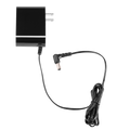 Black power adapter with a cable