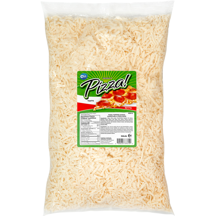Chef Nutri Pizza Shred Topping, 2kg