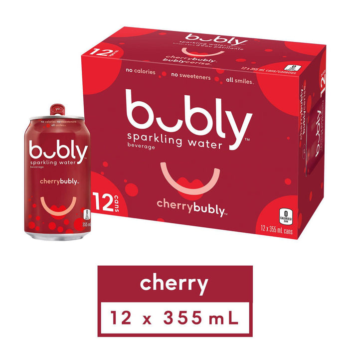 Cherry Sparkling Water 355mL - 12pk
