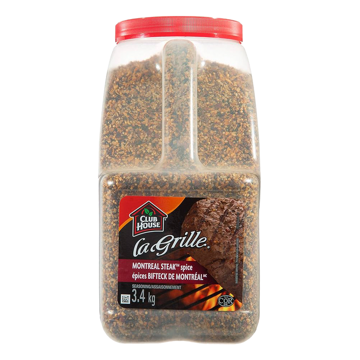 Club House La Grille Montreal Steak Spice Seasoning, 3.4kg