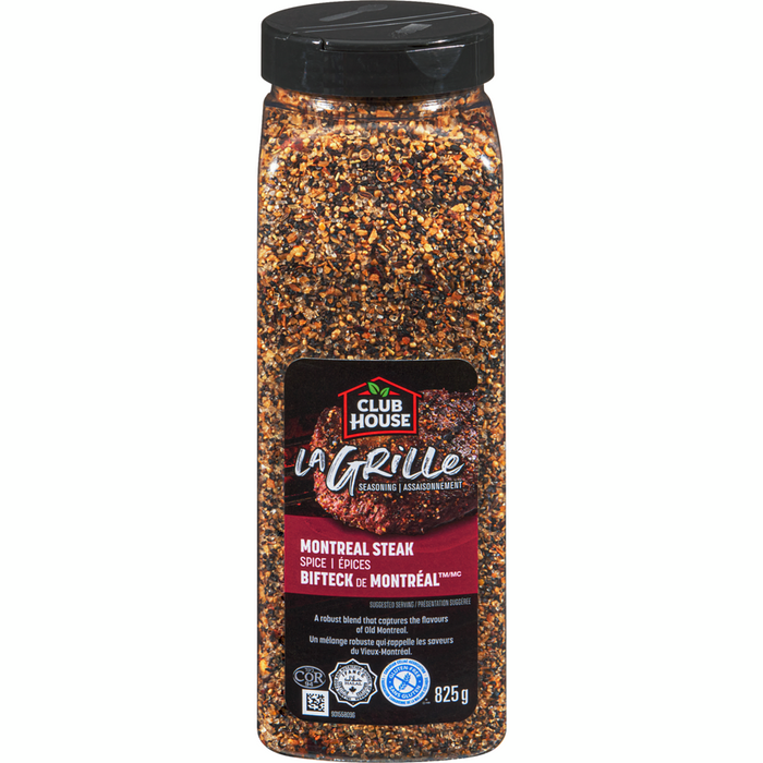 Club House La Grille Montreal Steak Spice Seasoning, 825g