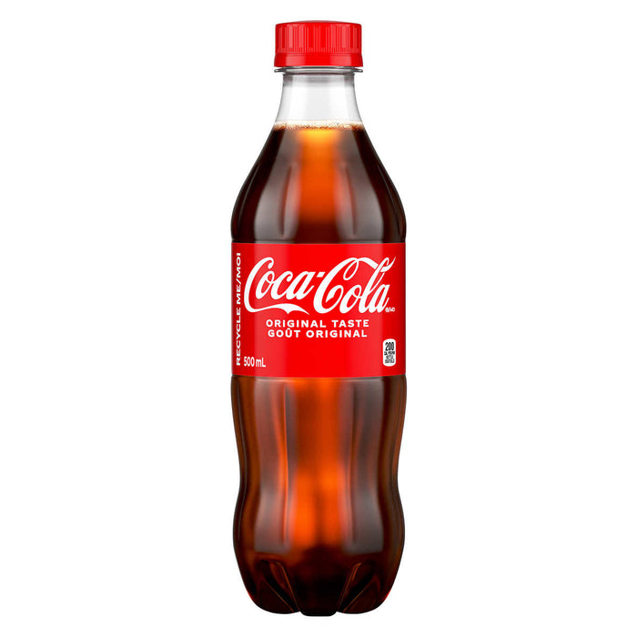 Coca-Cola Bottles, 500mL - 24 Count