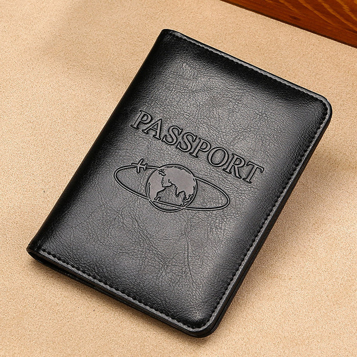 Crazy Horse Genuine Leather Travel Passport Cover
