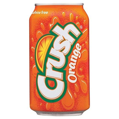 Crush Orange Cans 355mL, 24 Count