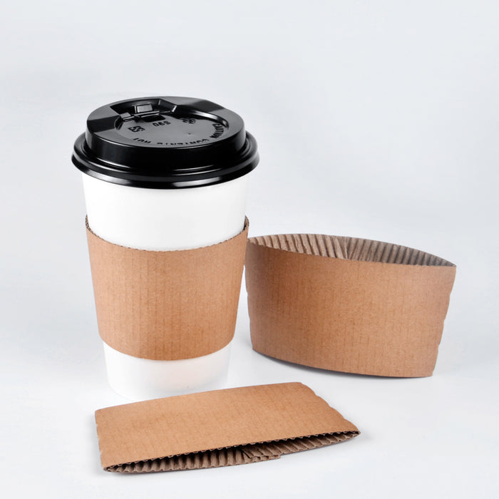 Cup Sleeve Non-Printed (10-24oz, Natural), 1000 Count