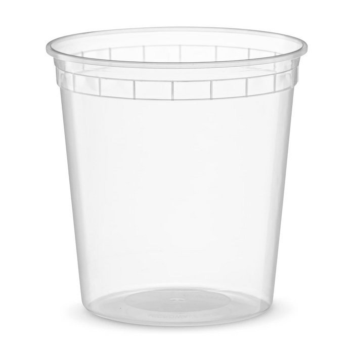Deli PP Container & Lid (24oz, Heavy), 240 Count