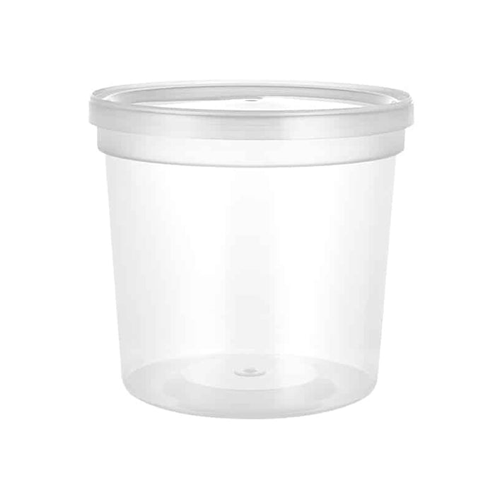 Deli PP Container & Lid (24oz, Heavy), 240 Count