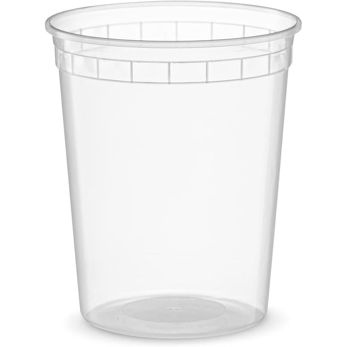 Deli PP Container & Lid (32oz, Heavy), 240 Count