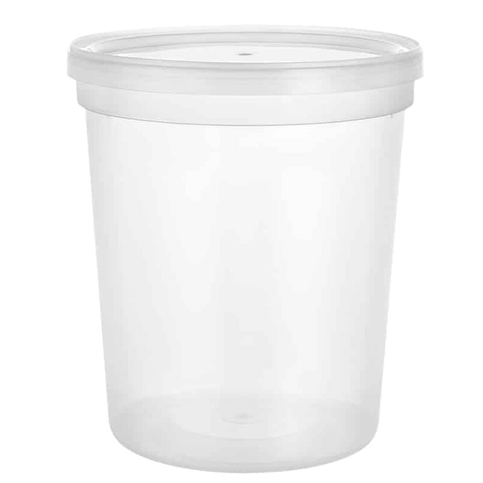 Deli PP Container & Lid (32oz, Heavy), 240 Count