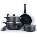 Delici 8-Piece Nonstick Cookware Set NCS8-G | PFOA-Free Aluminium Cookware