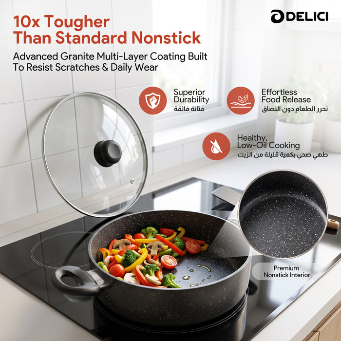 Delici Sauce Pan 22 CM (ASP22GE)