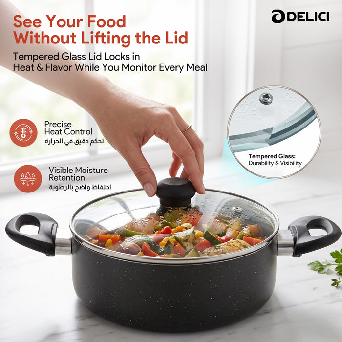 Delici Sauce Pan 22 CM (ASP22GE)