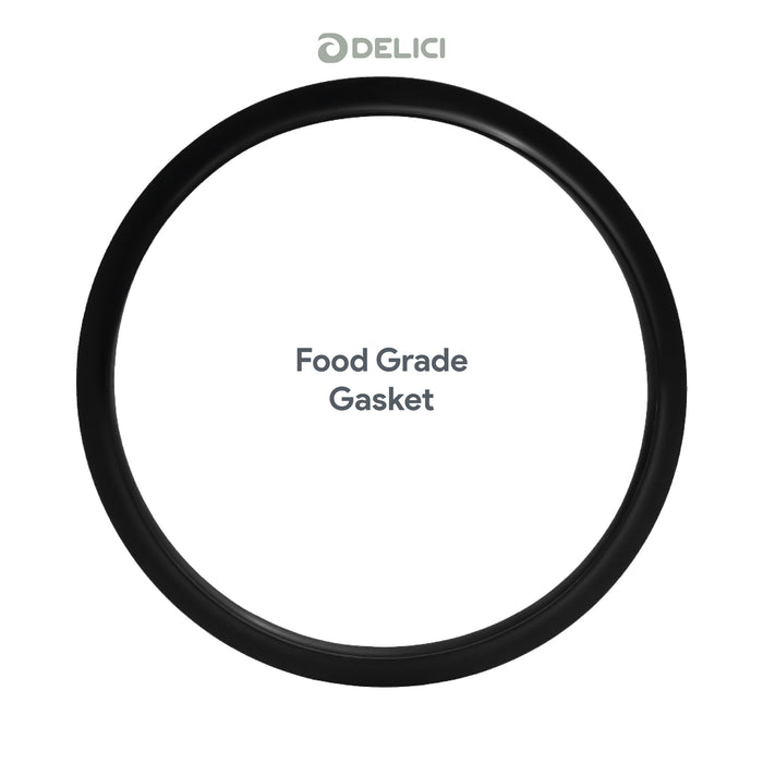 Delici Stainless Steel Pressure Cooker 3 Litre | Induction Base | Spring Safety Valve | SPC3E