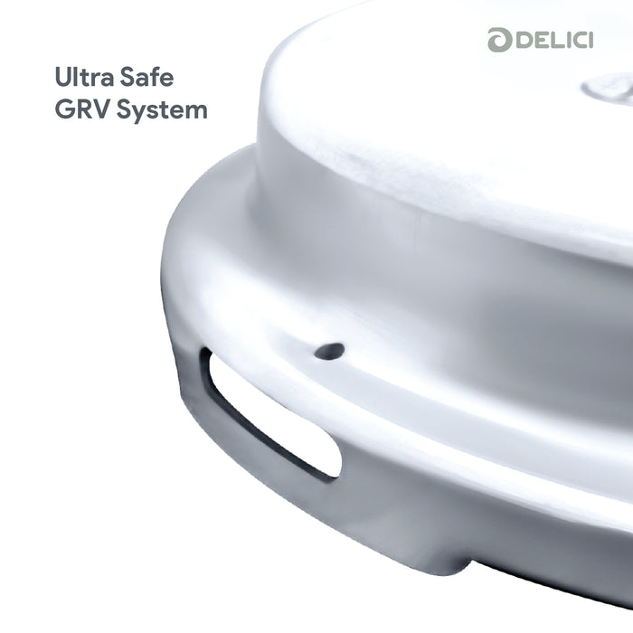 Delici Stainless Steel Pressure Cooker 3 Litre | Induction Base | Spring Safety Valve | SPC3E