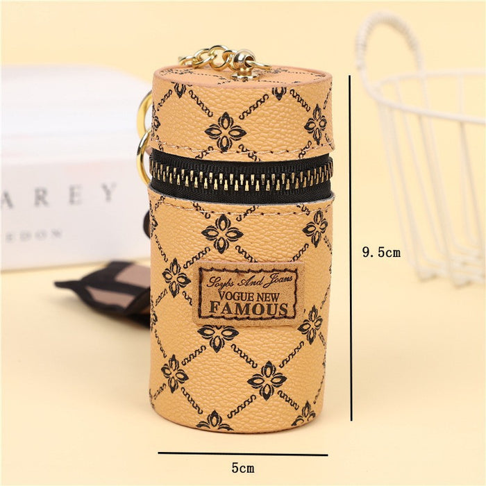 Designer Mini Lipstick Key Chain Bag