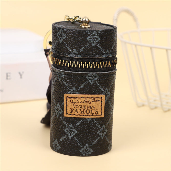 Designer Mini Lipstick Key Chain Bag