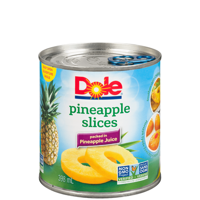 Dole Pineapple Slices 398mL, 24 Count