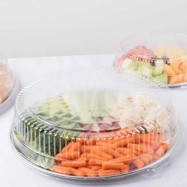 Dome Lid for 16in Round Aluminum Catering Tray, 25 Count