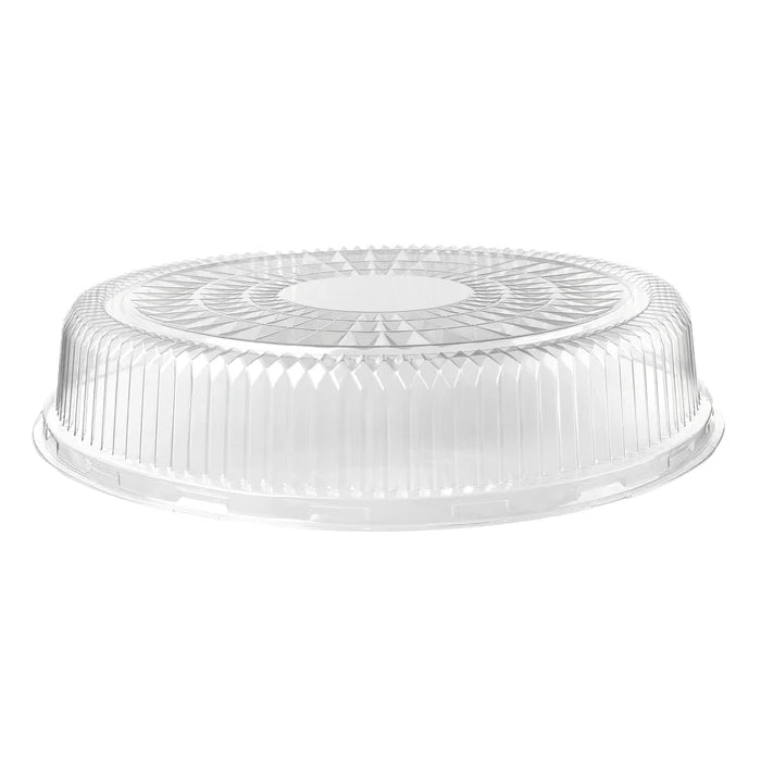 Dome Lid for 16in Round Plastic Catering Tray - 50 Count