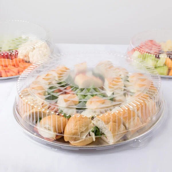 Dome Lid for 18in Round Aluminum Catering Tray, 50 Count