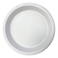 Ecopax  Plastic Round Plate (10.25in, 1-Comp), 400 Count