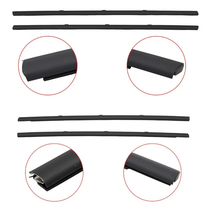 EXTERIOR DOOR BELT TRIM RUBBERS for VT VX VY VZ SEDAN - HOLDCOM AUTO PARTS