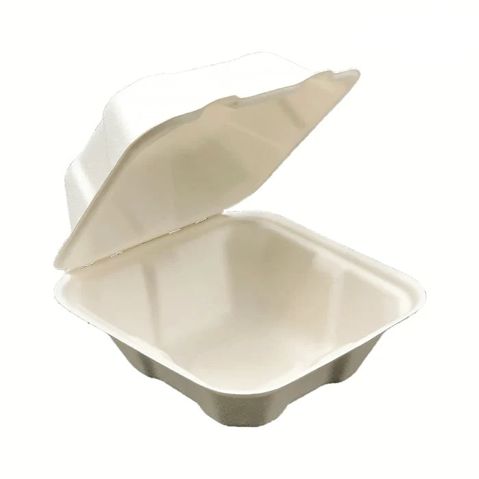 Fiber-55 Hinged Sandwich Small (5 x 5 x 3in), 500 Count