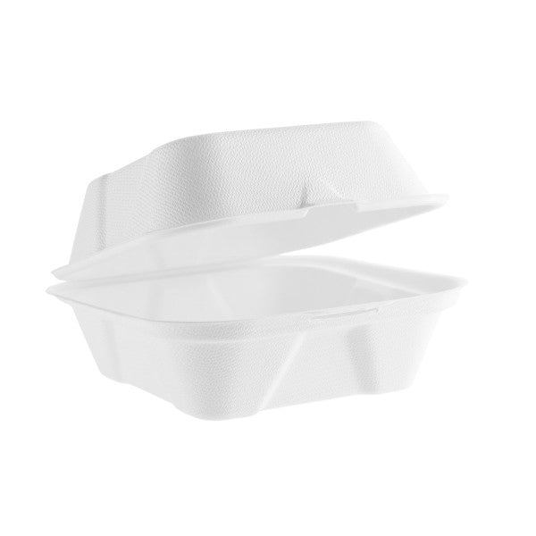 Fiber-55 Hinged Sandwich Small (5 x 5 x 3in), 500 Count