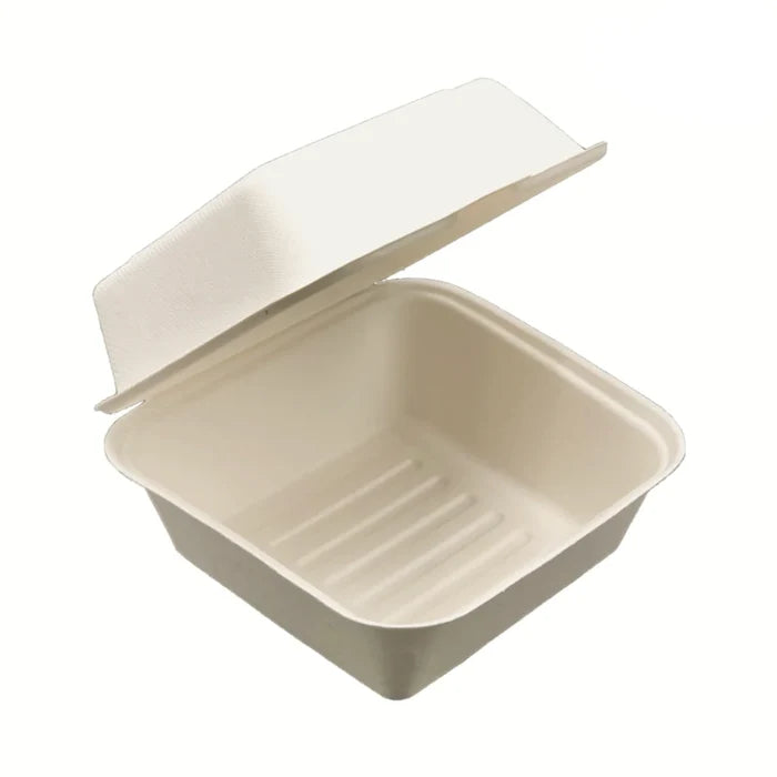 Fiber-66 Hinged Sandwich Medium (6 x 6 x 3in), 400 Count