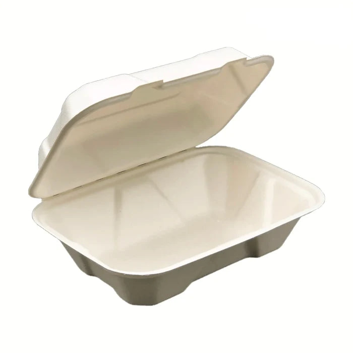 Fiber-95 Hinged Rectangular (9 x 6 x 3in, Medium), 200 Count