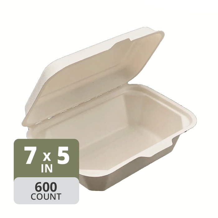 Fiber Clamshell (7 x 5in), 600 Count