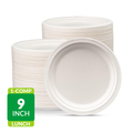 Fiber Paper Plate 9in 1-Comp