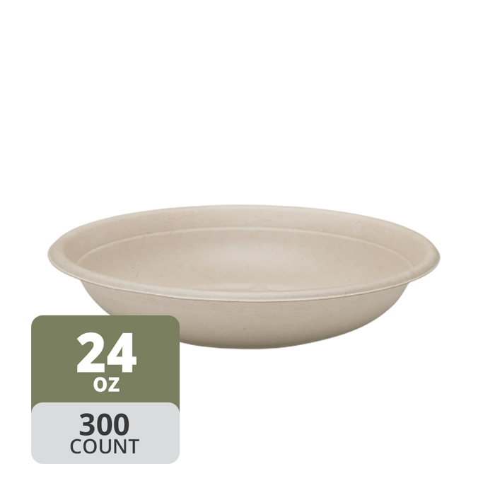 Fiber Round Bowl (700mL/24oz), 300 Count