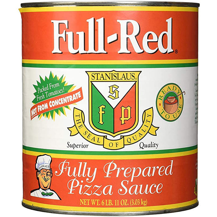 Full Red Fully Prepared Pizza Sauce 2.84L, 6 Count