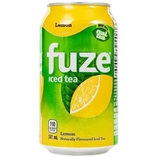 Fuze Iced Tea Can 341mL, 24 Count