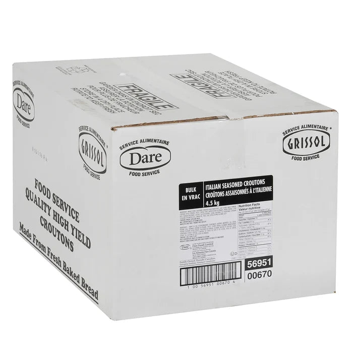 Grissol Italian Seasoned Croutons 500g - 9pk