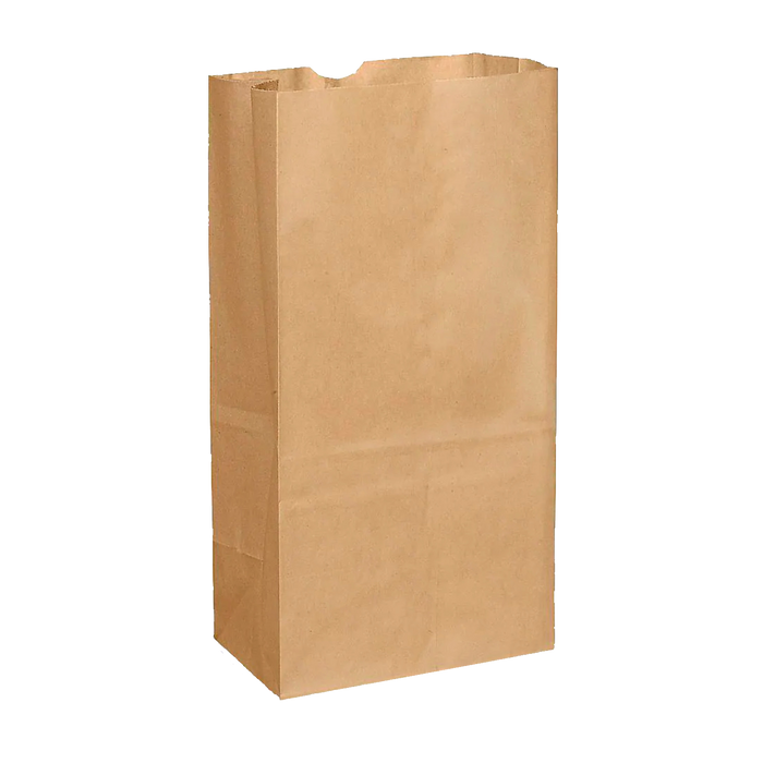 Grocery Paper Bags DD50 SML 1/8 Sack (9.75 x 6 x 16.5in), 500 Bags